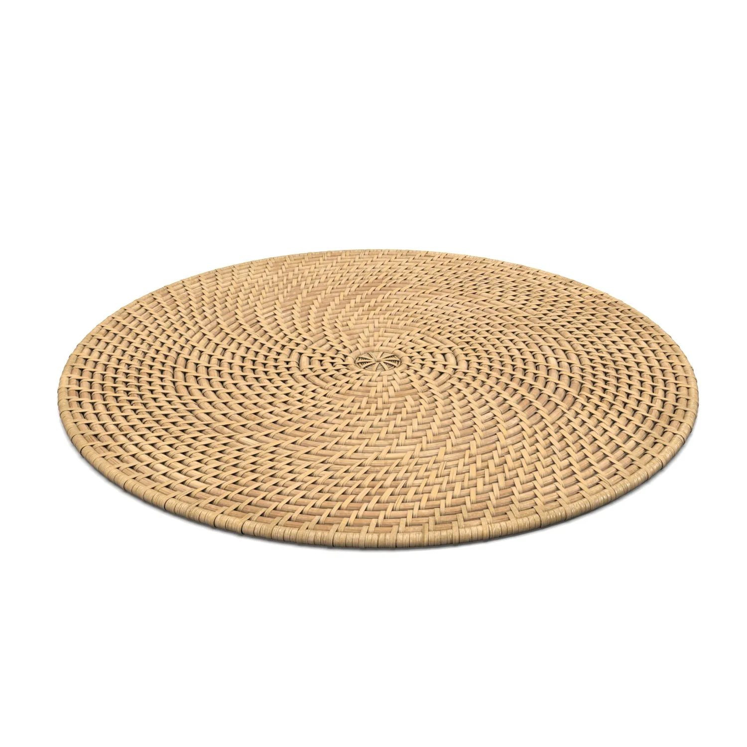 Artesia Natural Woven Rattan Round PBR 3D Model_03